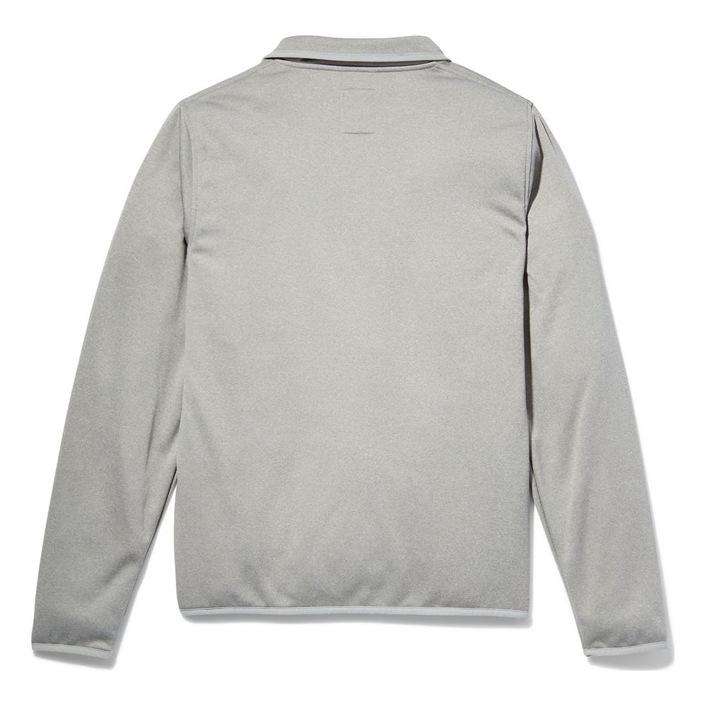 Jaqueta Masculino - Timberland Belknap Mountain 1/4-Zip Fleece - MJHQR5128 - Cinzentas